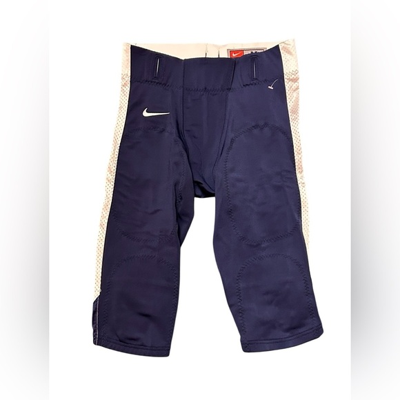 NWT Nike Open Field Mens Football Pants Navy Blue White 615745-420 Size Medium - Picture 1 of 8